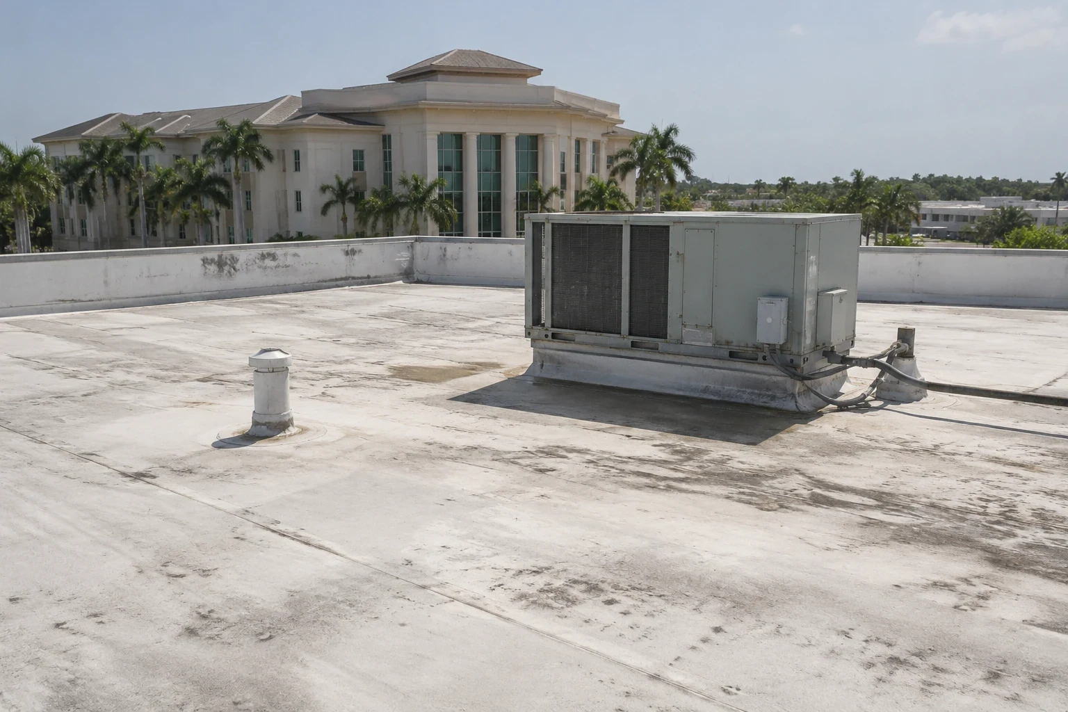 Commercial building roofs in Pembroke Pines, FL