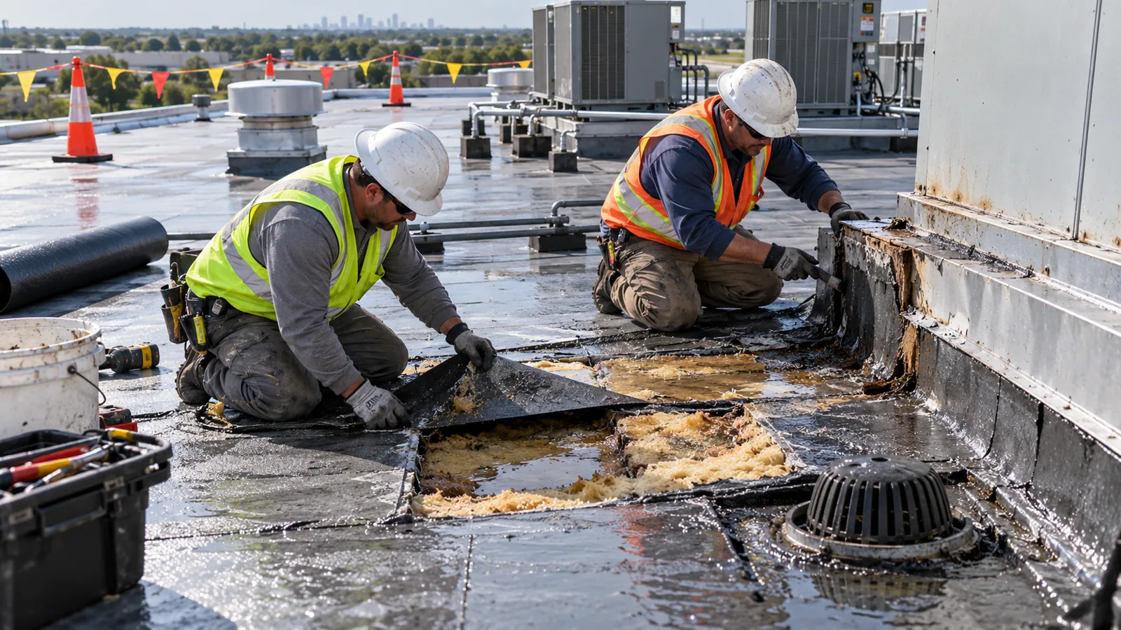 Military Hangar and Maintenance Facility Roofing in Pembroke Pines, FL